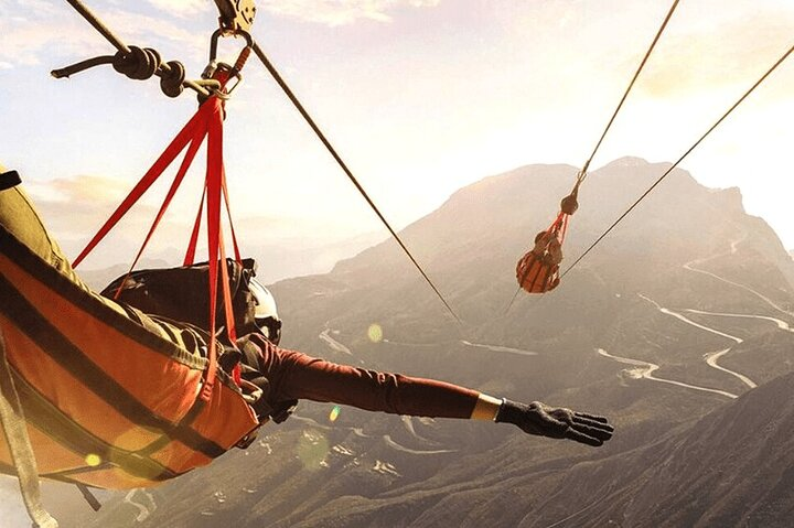 Jebel Jais Zipline Activity From Dubai  - Photo 1 of 8